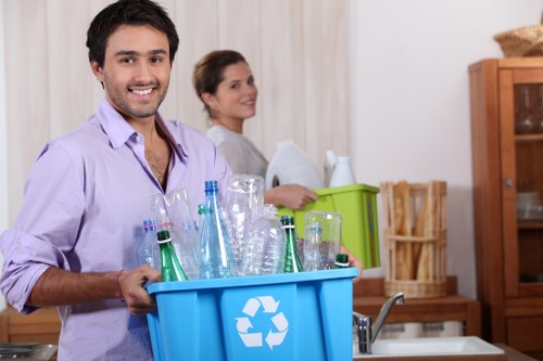 Different types of construction waste materials